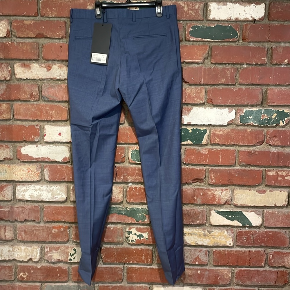 The Kooples blue sky regular fit SUIT PANTS NWT size 46 Europe - Picture 9 of 10